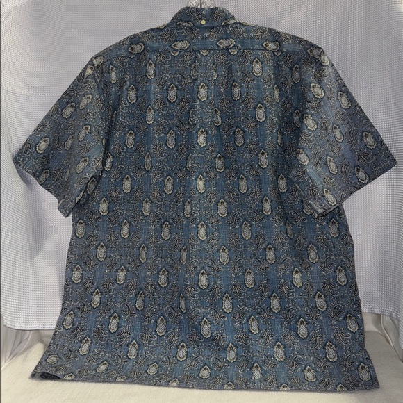 Reyn Spooner Hawaiian Aloha Shirt Pullover Pineapple Print Cotton Blend Sz XL - Picture 4 of 12